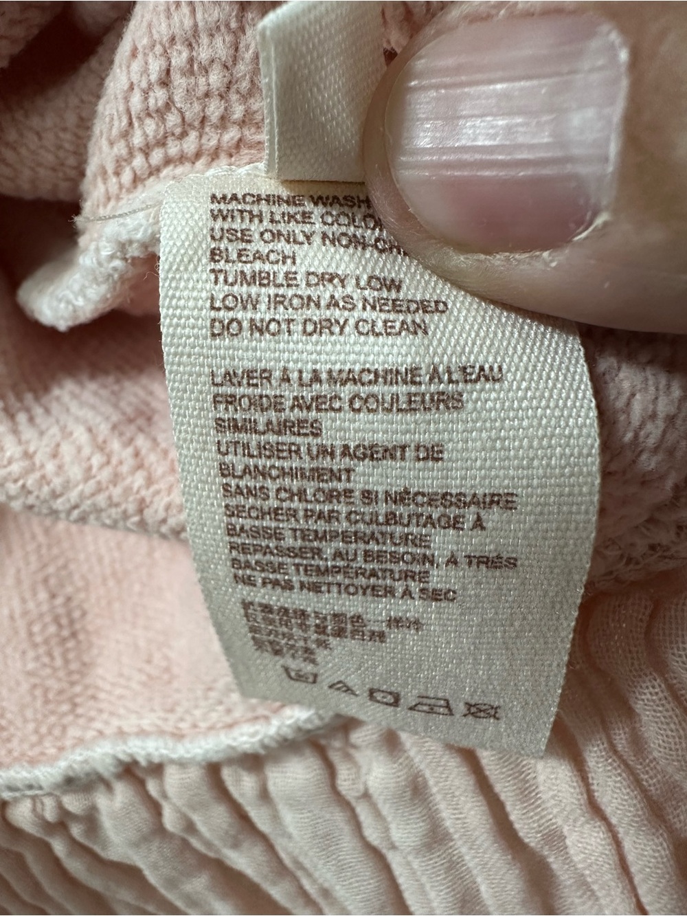 Free People Sail Away Hoodie Gauze Tiered Boho Pullover Top Oversized Pink Small - Picture 5 of 7